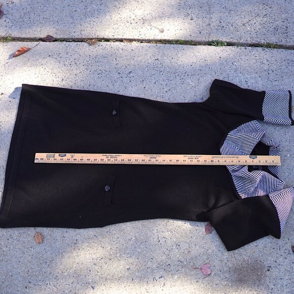 Jessica Howard Houndstooth Cowl Neck Sweater Dress M Black Shift Workwear - Picture 5 of 16